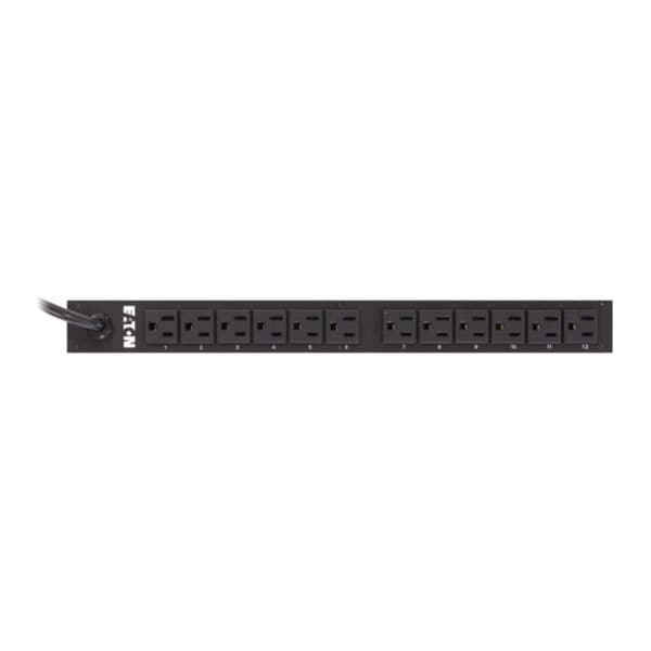 Eaton PDU, Rack Mounted, 5-15R, 5-15P, 10 ft., Black EPBZ86 - main